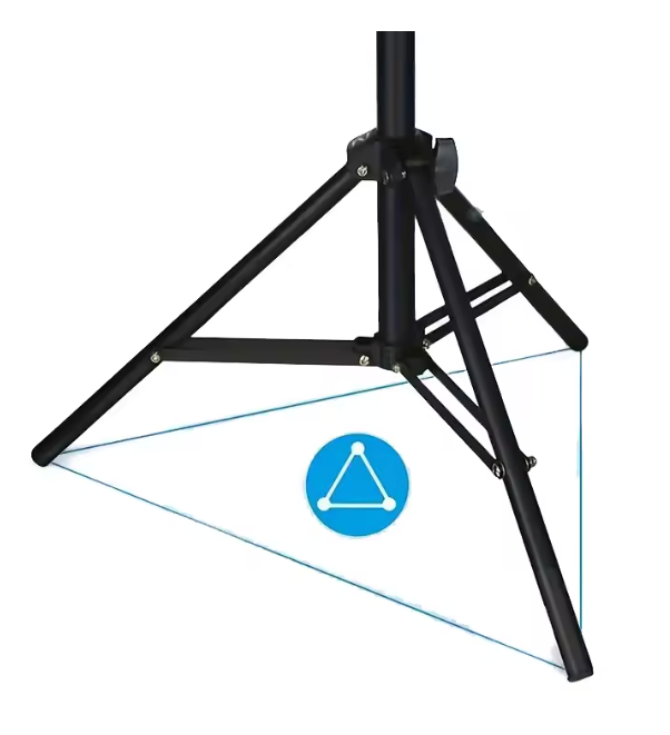 Computer screen displaying a product listing for a projector stand on an e-commerce platform.